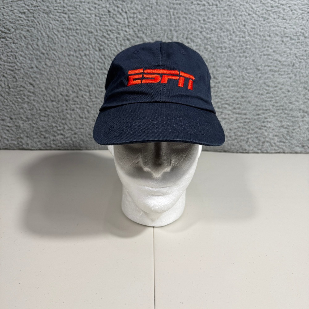 ESPN Sportscenter Miller Lite Classic Dad Hat Cap Blue & Red Embroidered